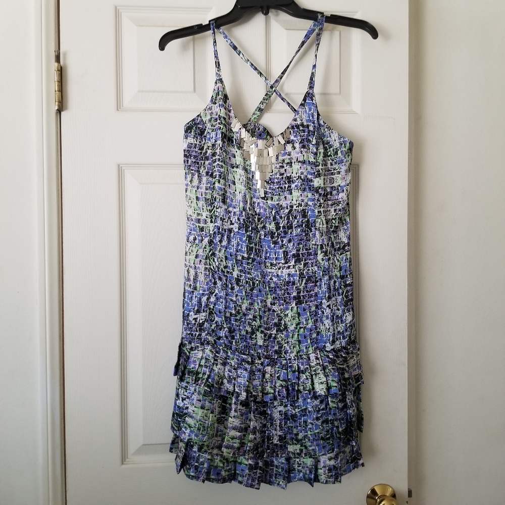 Shimery Floral Dress